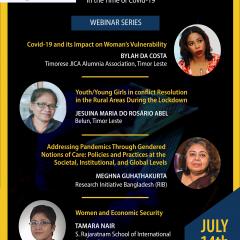 Speakers at APPAP Webinar 14 July