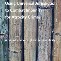 Front page of universal jurisdiction report