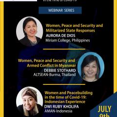 Speakers at the APPAP Webinar 9 July